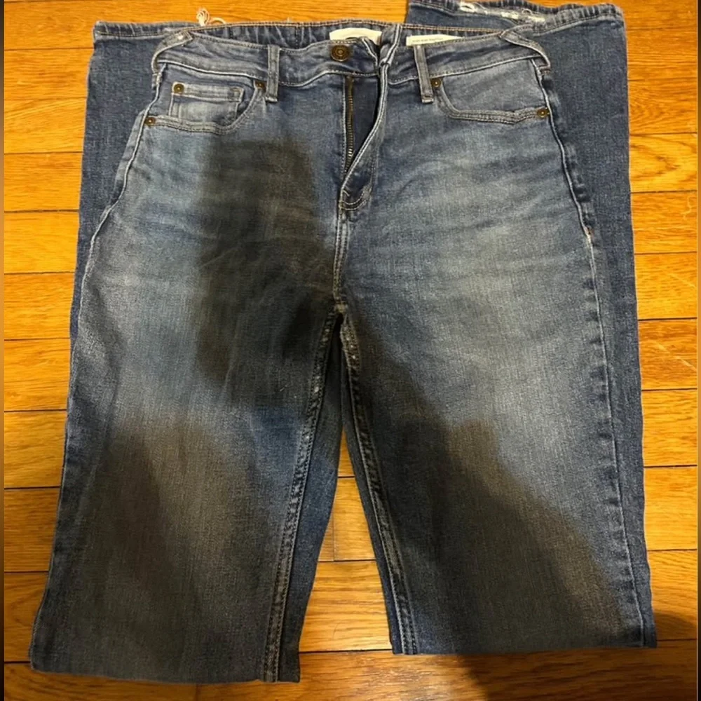 High Rise Boot Cut Jeans - Blue - Picture 2 of 2